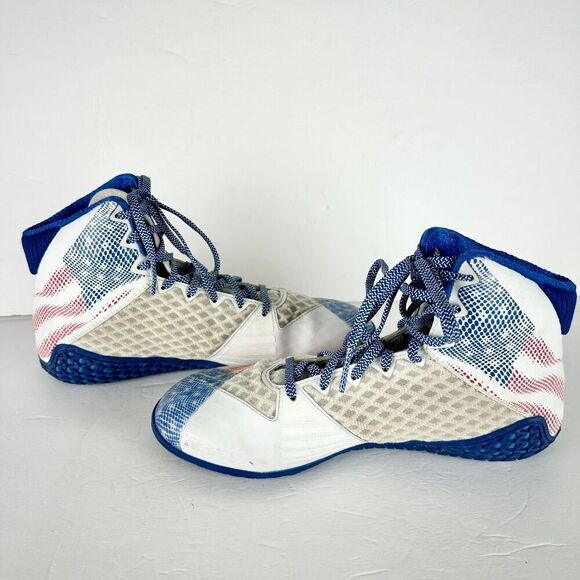 Adidas Men's Mat Wizard Hype Wresting Shoes Size 7.5 Martial Arts MMA Boxing - Picture 3 of 11